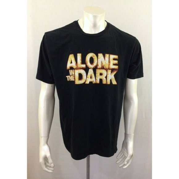 Atari Alone In The Dark Size XL Black Graphic Men's Crew Neck Gamer T Shirt - Picture 1 of 6